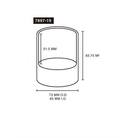 ASTRO PNEUMATIC Rec Tube Adapter 7897-19